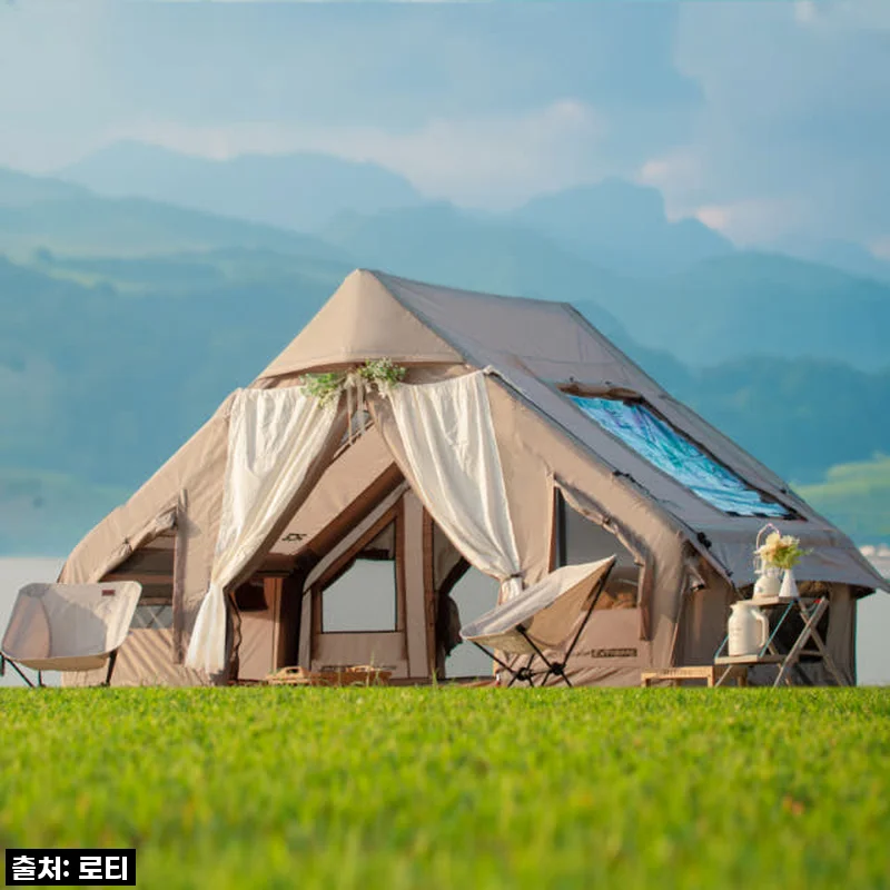 로티캠프 제로스트 A1 에어텐트, 직접 사용해보니 캠핑의 새로운 기준이 되다