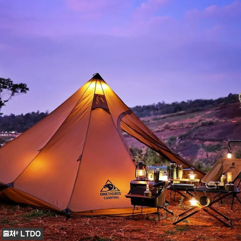 원티그리스 GASTROPOD 캠핑 티 관련 이미지 1