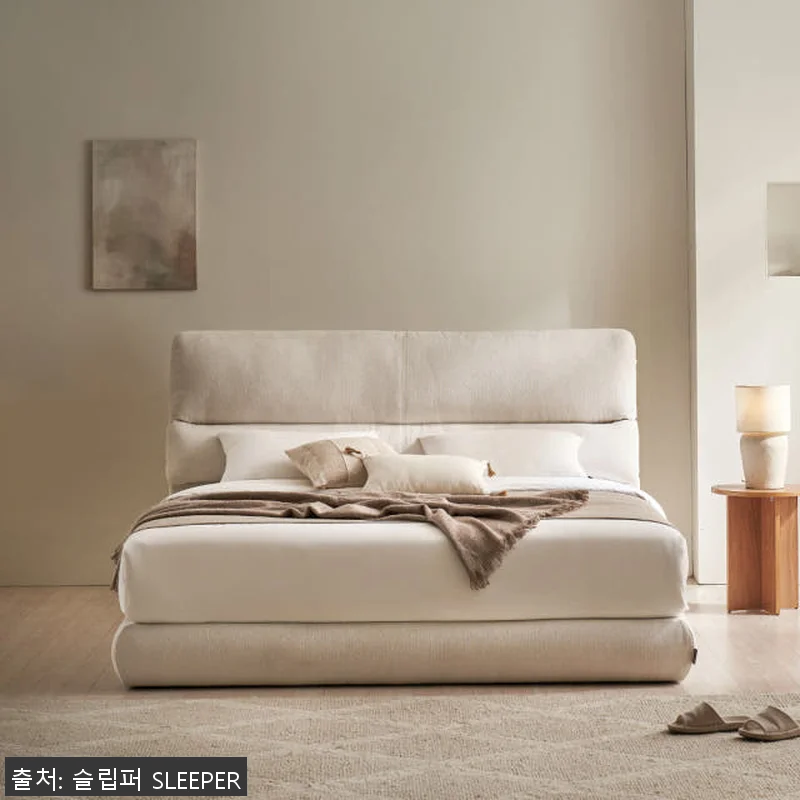 슬립퍼 도스 쿠션형 패브릭침대 저상형 관련 이미지 1