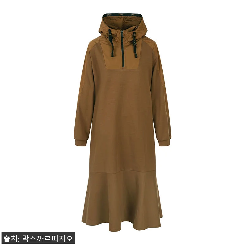 반집업 후드넥 롱원피스 사용후기: 편 관련 이미지 1