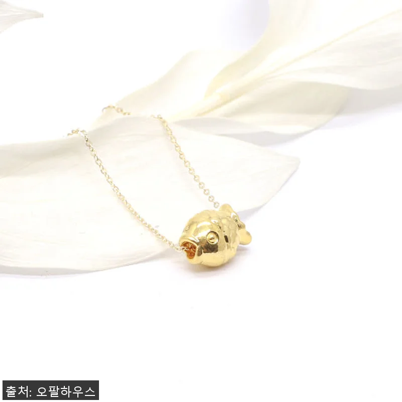 24k 골드피쉬 펜던트 목걸이 OPP 관련 이미지 1