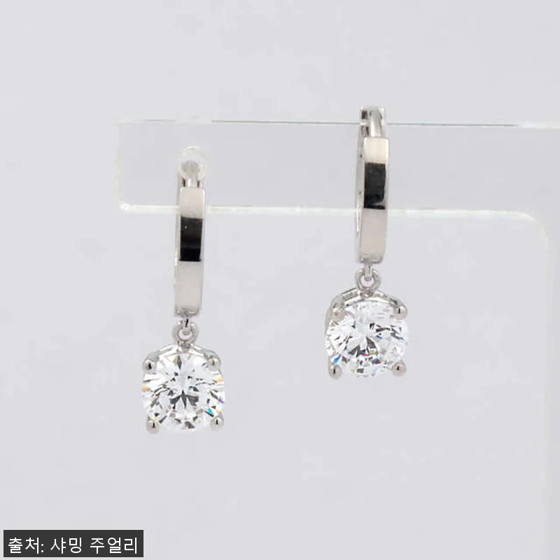 3부 5부 랩 다이아 귀걸이 IGI 관련 이미지 1