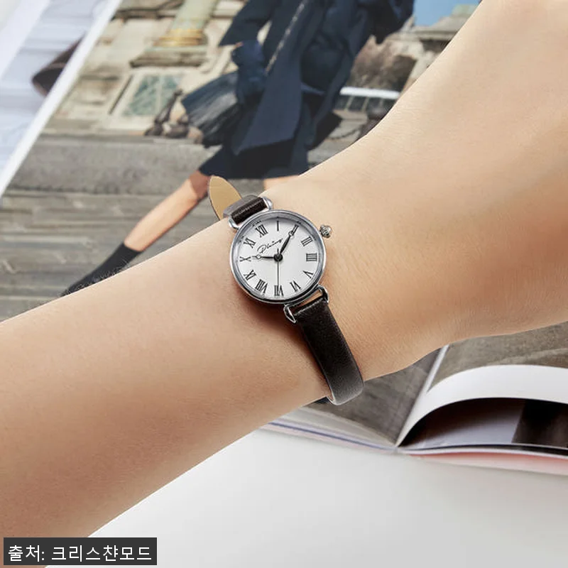 플랑 여성 심플 데일리 컬러 가죽시계 관련 이미지 1