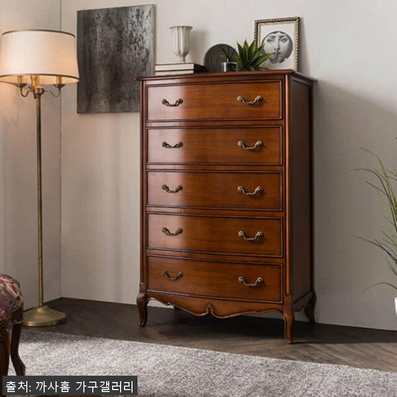 까사홈 세라픽 엔틱 5단서랍장 사용후 관련 이미지 1