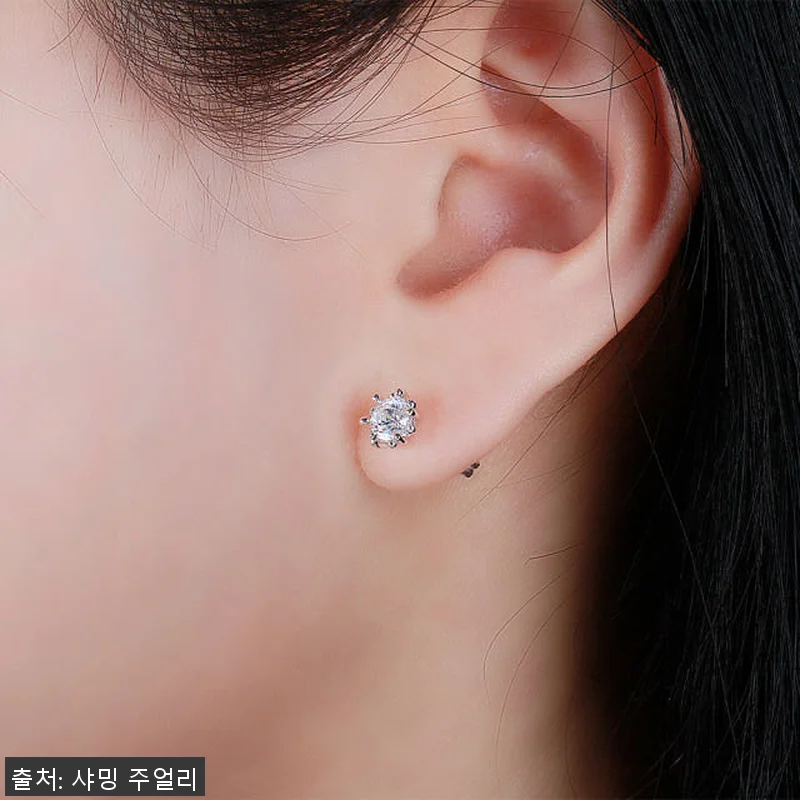 3부 5부 다이아 귀걸이 버블 랩 I 관련 이미지 1