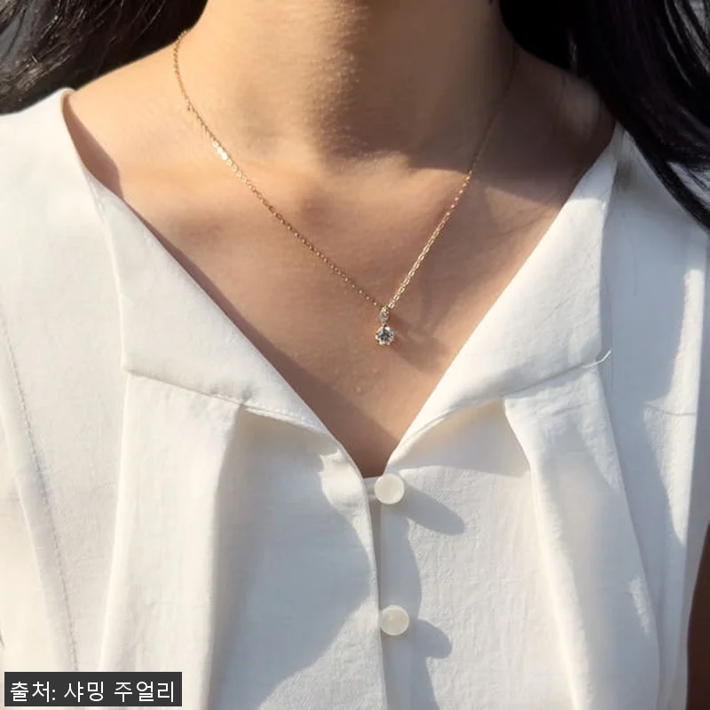 3부 5부 랩 다이아 목걸이 사용후기 관련 이미지 1