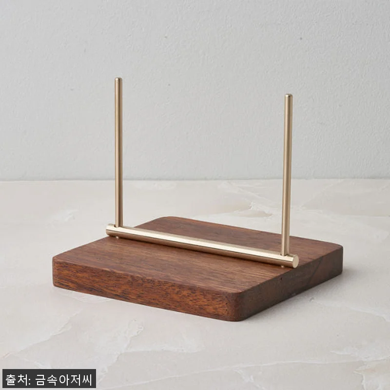 원목 황동 냅킨꽂이 홀더 사용후기: 관련 이미지 1