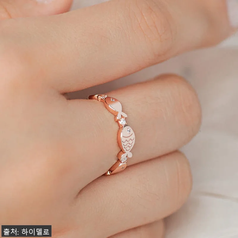 14K18K 델로둥둥이 물고기 금반지 관련 이미지 1