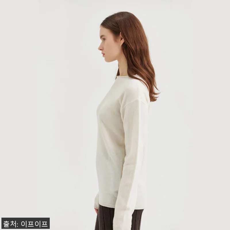 크램38 안토넬라 라운드넥 아이보리 관련 이미지 2