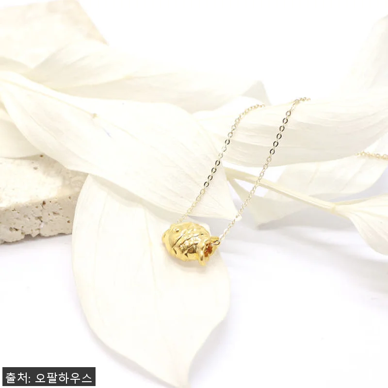 24k 골드피쉬 펜던트 목걸이 OPP 관련 이미지 2