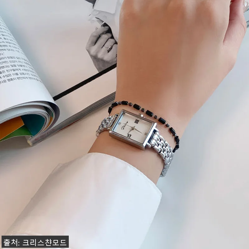 플랑 여성 심플 데일리 컬러 메탈시계 관련 이미지 2