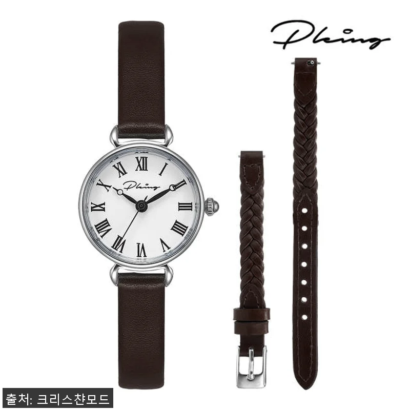 플랑 여성 심플 데일리 컬러 가죽시계 관련 이미지 2