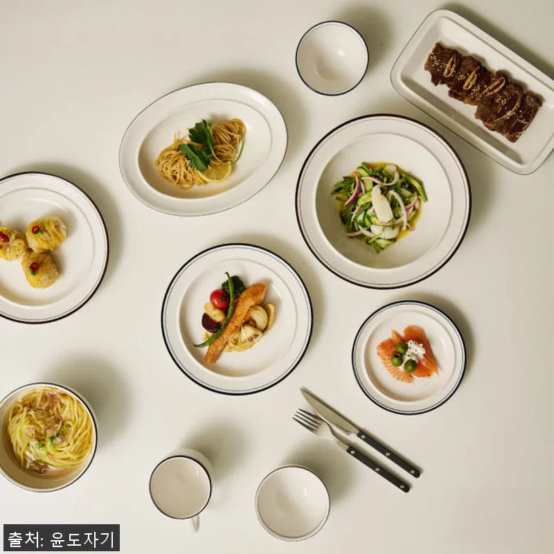 윤도자기 코지 국산 6인 세트 31P 관련 이미지 2