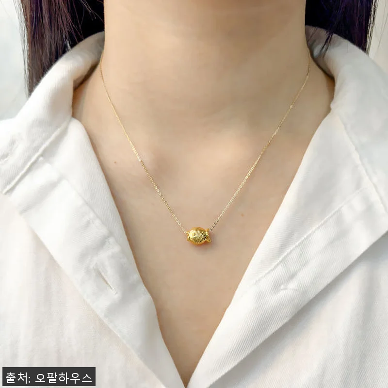 24k 골드피쉬 펜던트 목걸이 OPP 관련 이미지 3