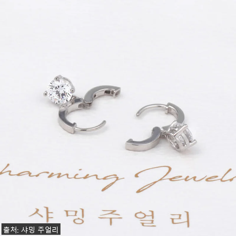 3부 5부 랩 다이아 귀걸이 IGI 관련 이미지 2