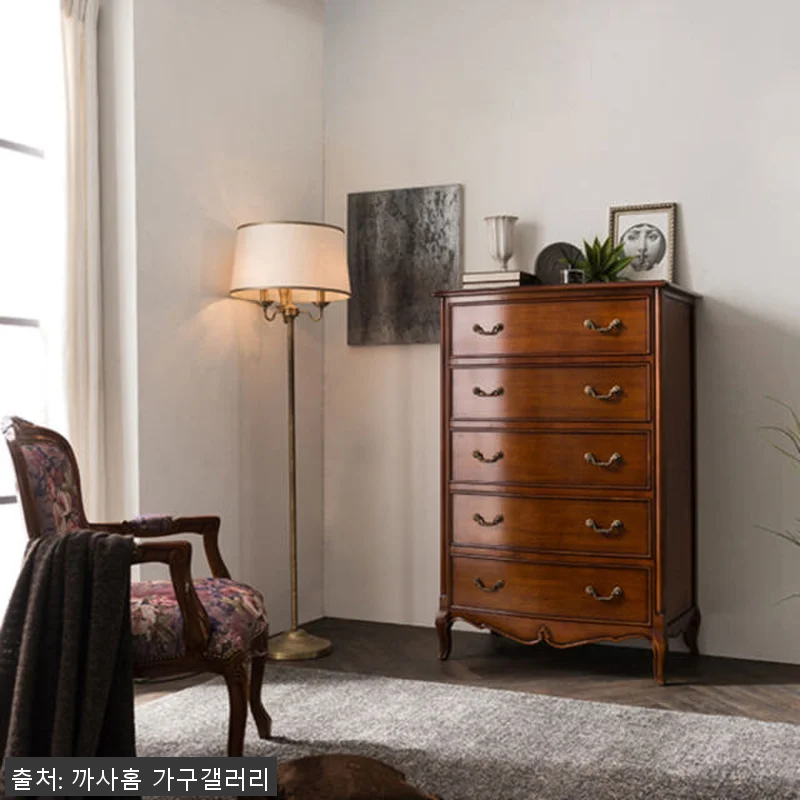 까사홈 세라픽 엔틱 5단서랍장 사용후 관련 이미지 3