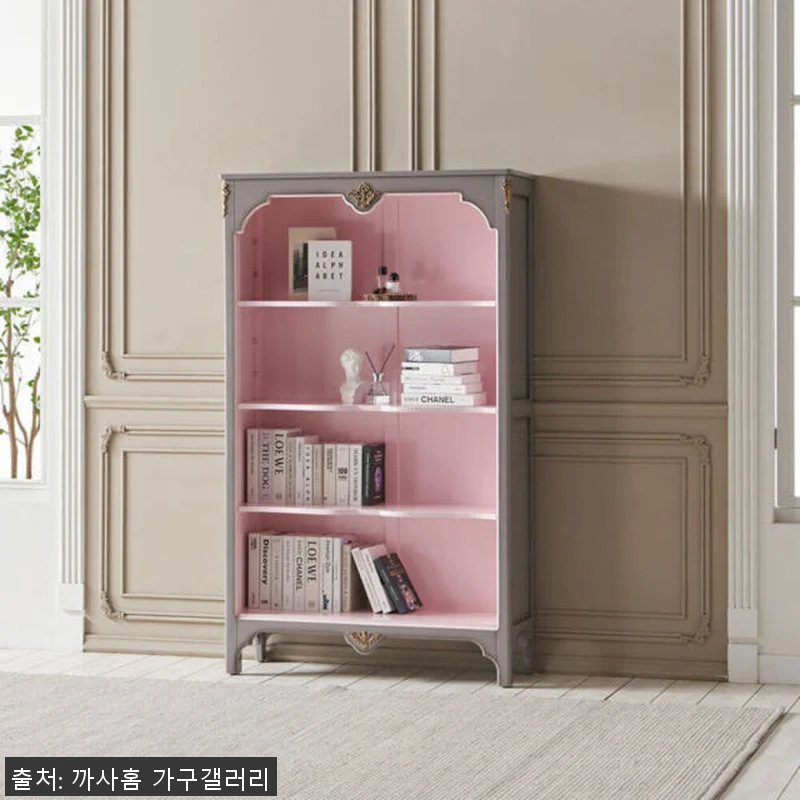 까사홈 로렌 퍼플 엔틱 책장, 인형장 관련 이미지 3