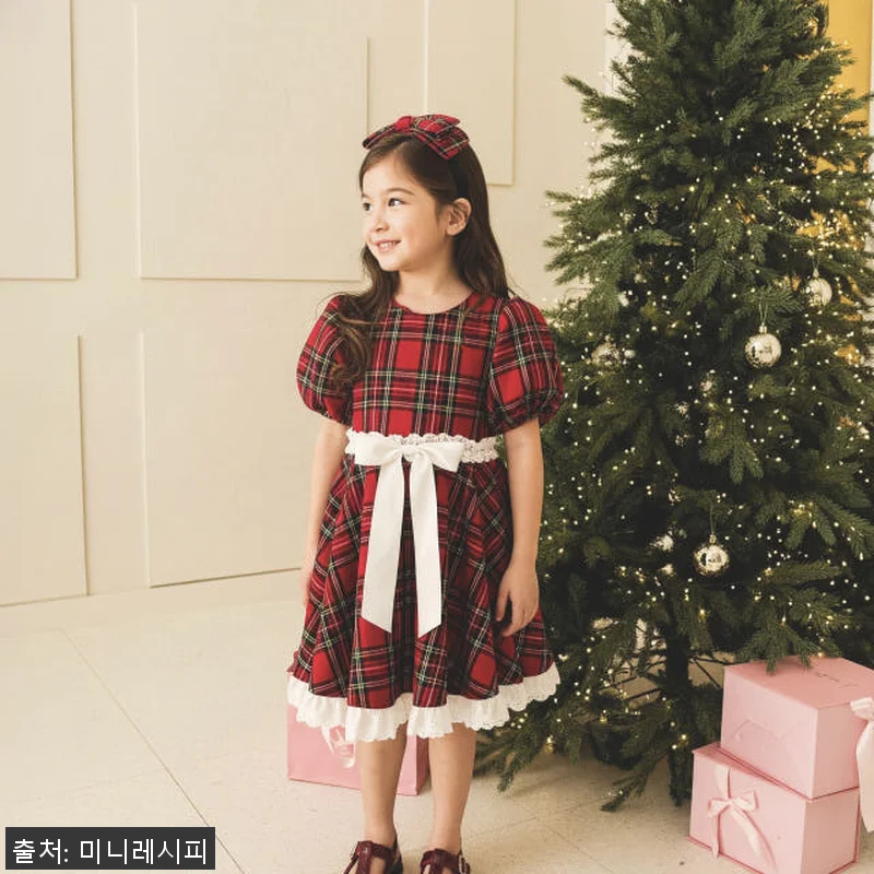 미니레시피 미미 체크 기모 원피스 크리스마스 드레스 사용후기 15 미니레시피 미미 체크 기모 원피스 크 관련 이미지 4