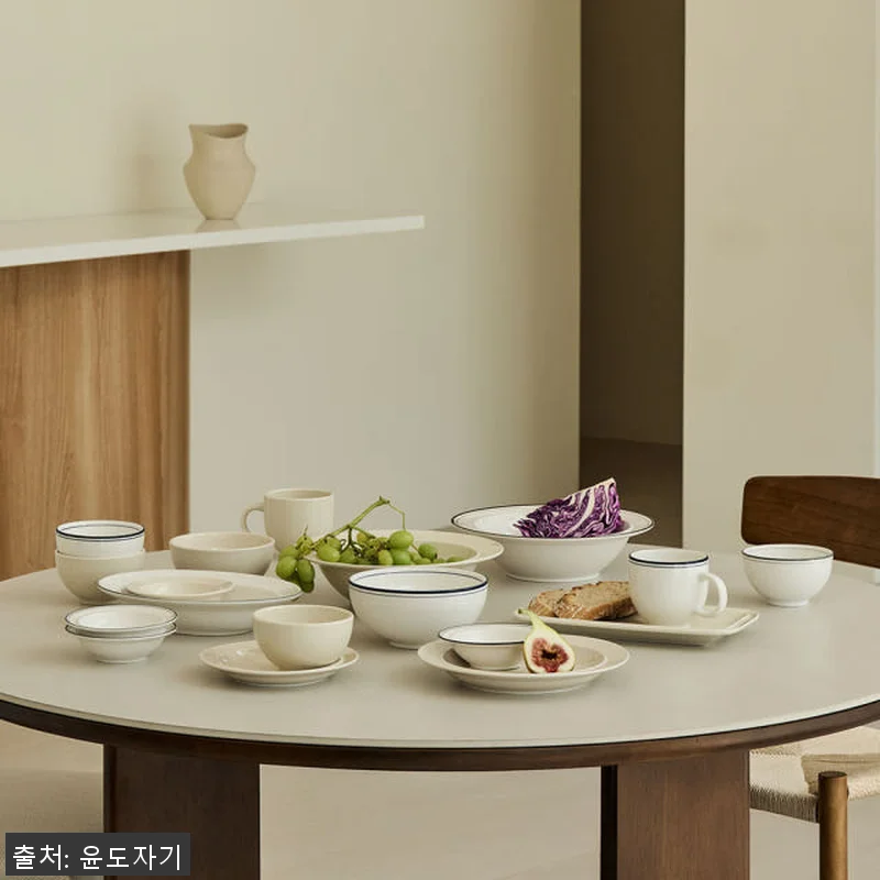 윤도자기 코지 국산 6인 세트 31P 관련 이미지 4