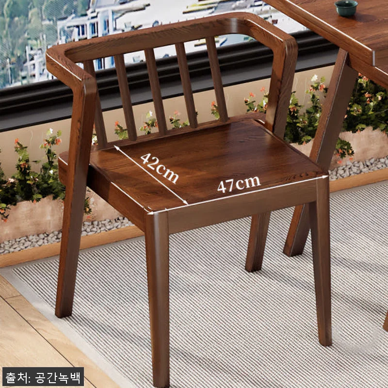 2인용 원목 식탁 낮은 2인 공간 활 관련 이미지 5