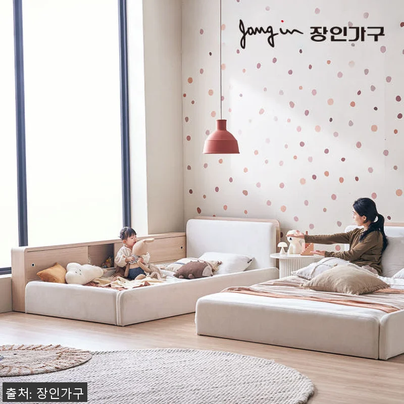 장인가구 하랑 E0 패브릭 슬림헤드 저상형 패밀리침대 SS+Q 데이베드형 사용후기 12 장인가구 하랑 E0 패브릭 슬림헤드 관련 이미지 5