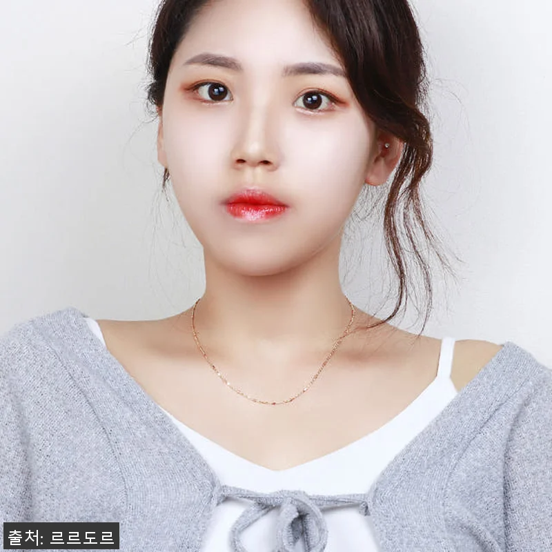 14k 둥근 사각 볼 체인 함마링 투 관련 이미지 5