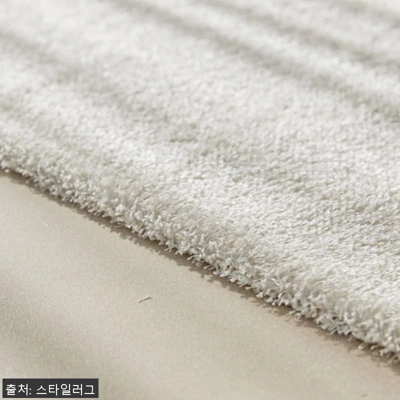 먼지없는 워셔블 장모 온감 러그 대형 관련 이미지 5