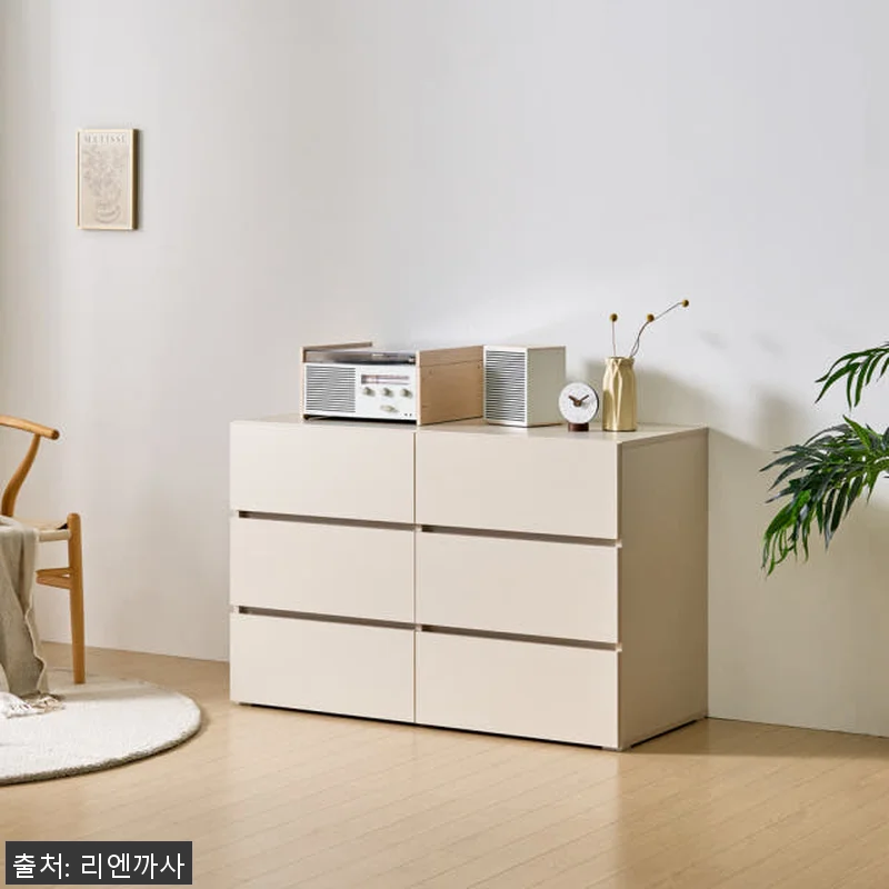 조아 3단 서랍장 1200 크림화이트 관련 이미지 5