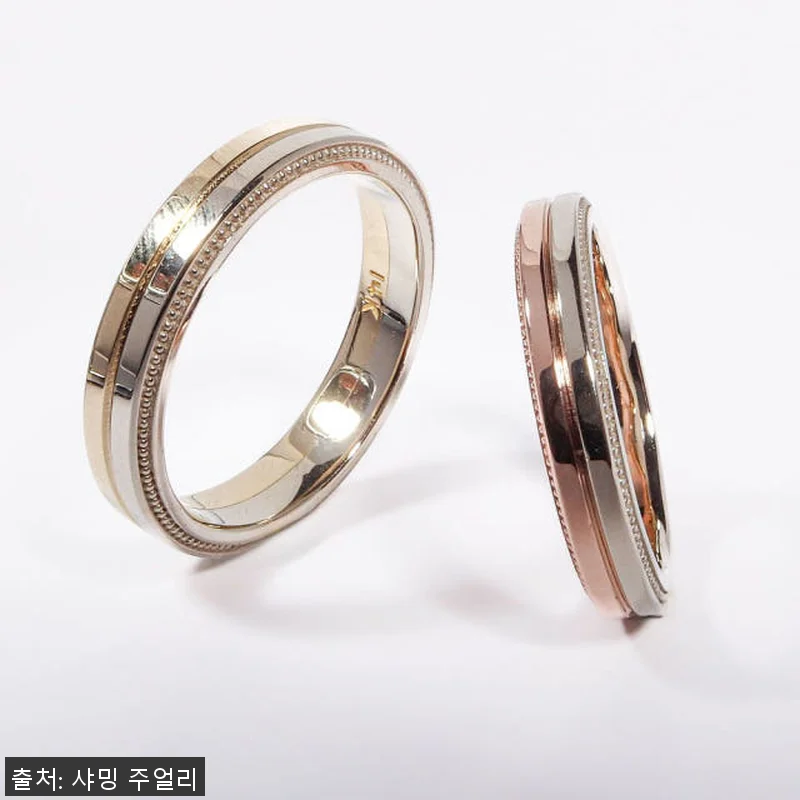 듀쎄 투톤 밀그레인 웨딩 밴드, 결혼 관련 이미지 4