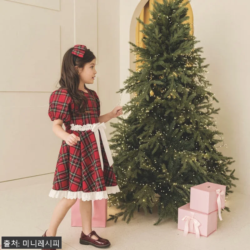 미니레시피 미미 체크 기모 원피스 크리스마스 드레스 사용후기 17 미니레시피 미미 체크 기모 원피스 크 관련 이미지 6