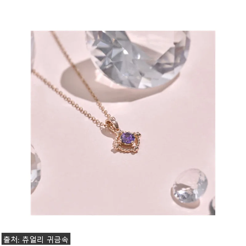 14k 18k 2월탄생석 자수정 목걸이 사용후기 17 14k 18k 2월탄생석 자수정 목걸 관련 이미지 6