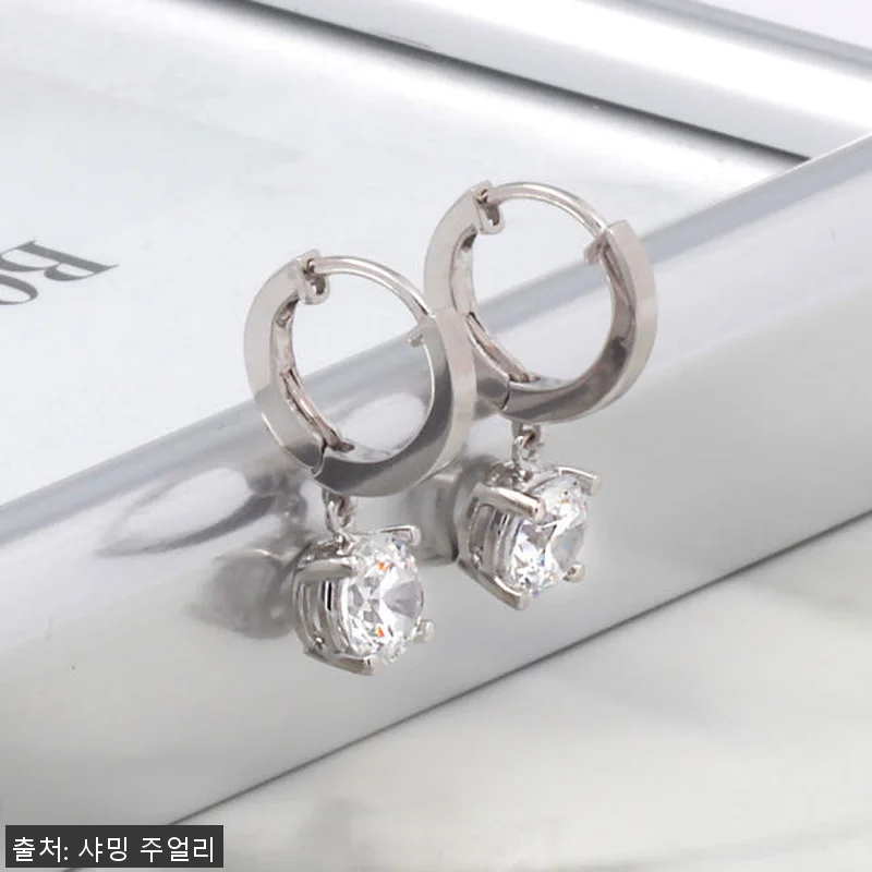 3부 5부 랩 다이아 귀걸이 IGI 관련 이미지 5