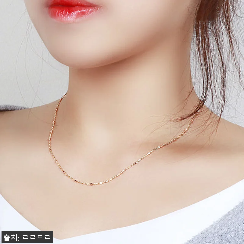 14k 둥근 사각 볼 체인 함마링 투 관련 이미지 6