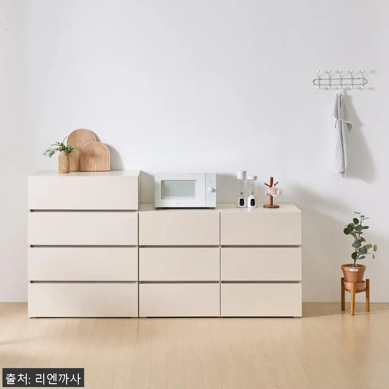 조아 3단 서랍장 1200 크림화이트 관련 이미지 6