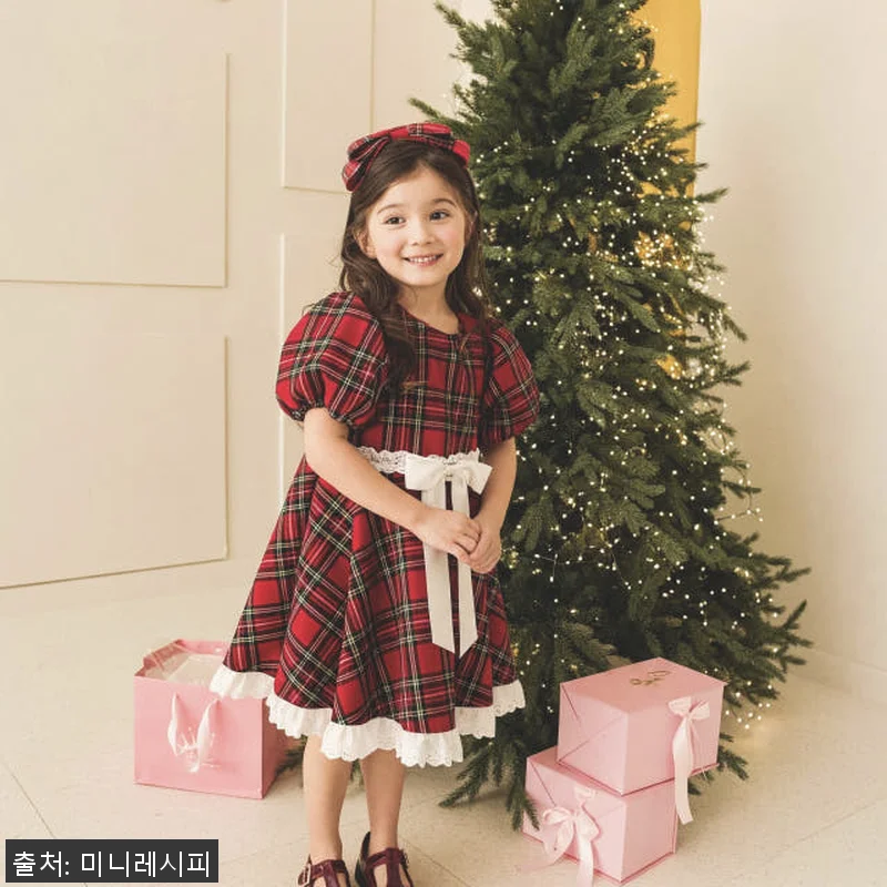 미니레시피 미미 체크 기모 원피스 크리스마스 드레스 사용후기 18 미니레시피 미미 체크 기모 원피스 크 관련 이미지 7