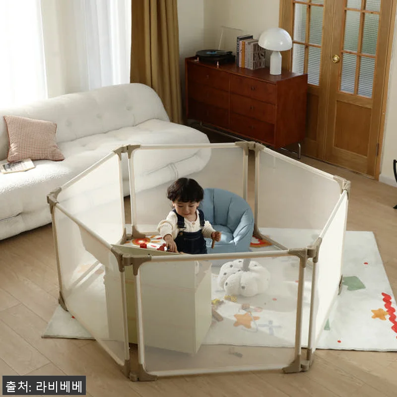라비베베 플레이펜스 6P 베이비룸 사 관련 이미지 7