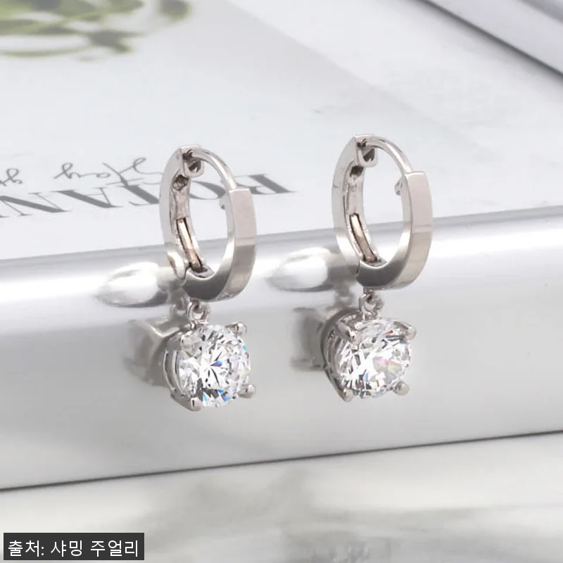 3부 5부 랩 다이아 귀걸이 IGI 관련 이미지 6