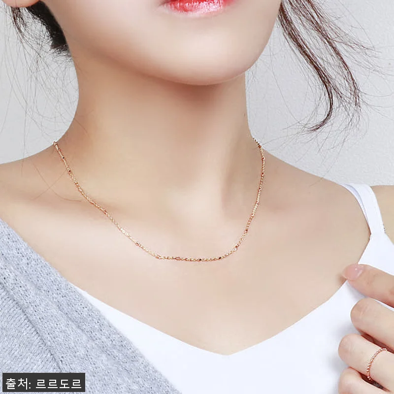 14k 둥근 사각 볼 체인 함마링 투 관련 이미지 7