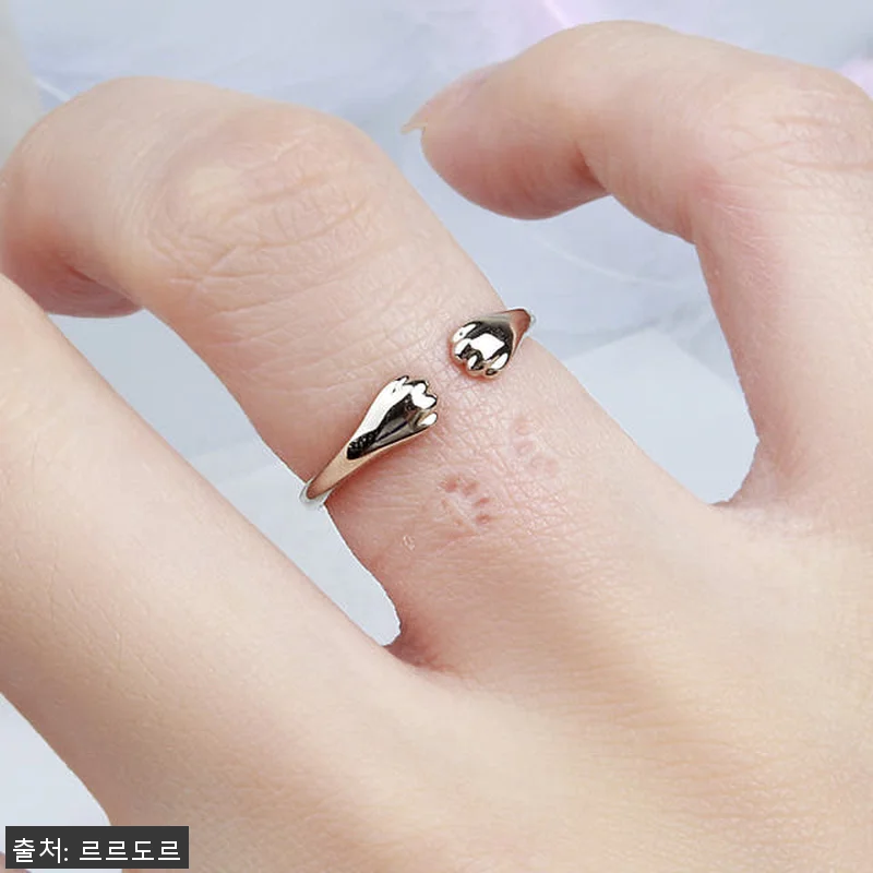 18K 반려동물 탄생석 반지 발자국 링 고양이발 강아지발 꾹꾹이 사용후기 19 18K 반려동물 탄생석 반지 발자국 관련 이미지 7