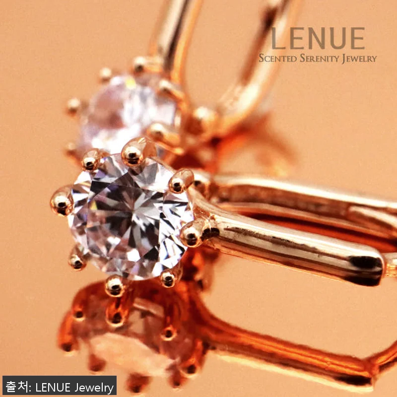 레뉴 랩다이아 원터치 귀걸이 빅큐빅 관련 이미지 7