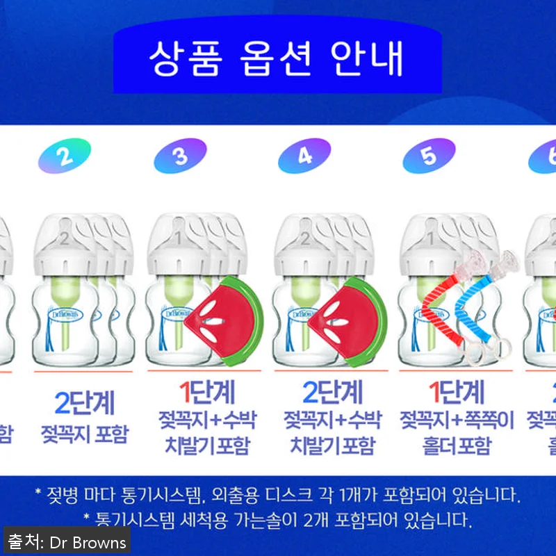 닥터브라운 유리 베이직 젖병 와이드넥 관련 이미지 8