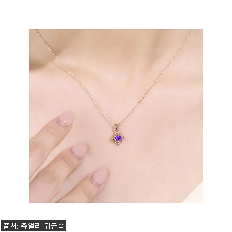14k 18k 2월탄생석 자수정 목걸이 사용후기 19 14k 18k 2월탄생석 자수정 목걸 관련 이미지 8