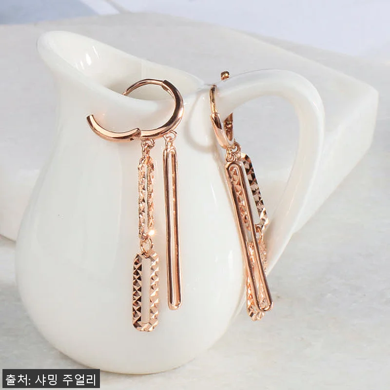 14K 롱 클립 귀걸이 더블 컷팅 원 관련 이미지 8