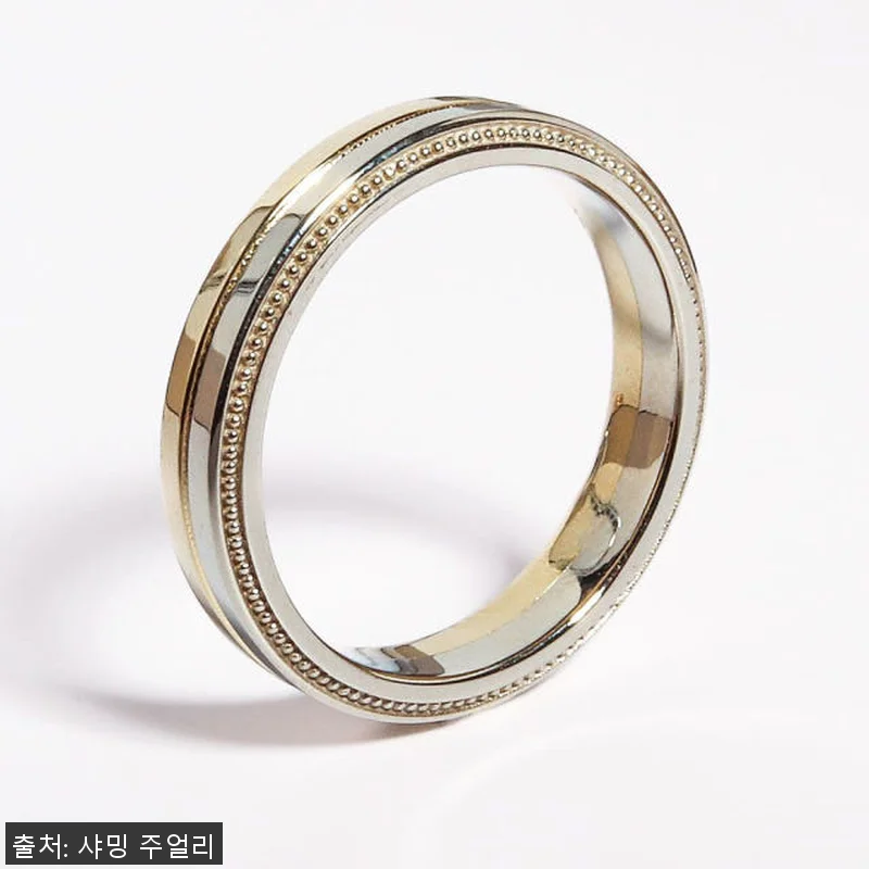 듀쎄 투톤 밀그레인 웨딩 밴드, 결혼 관련 이미지 8