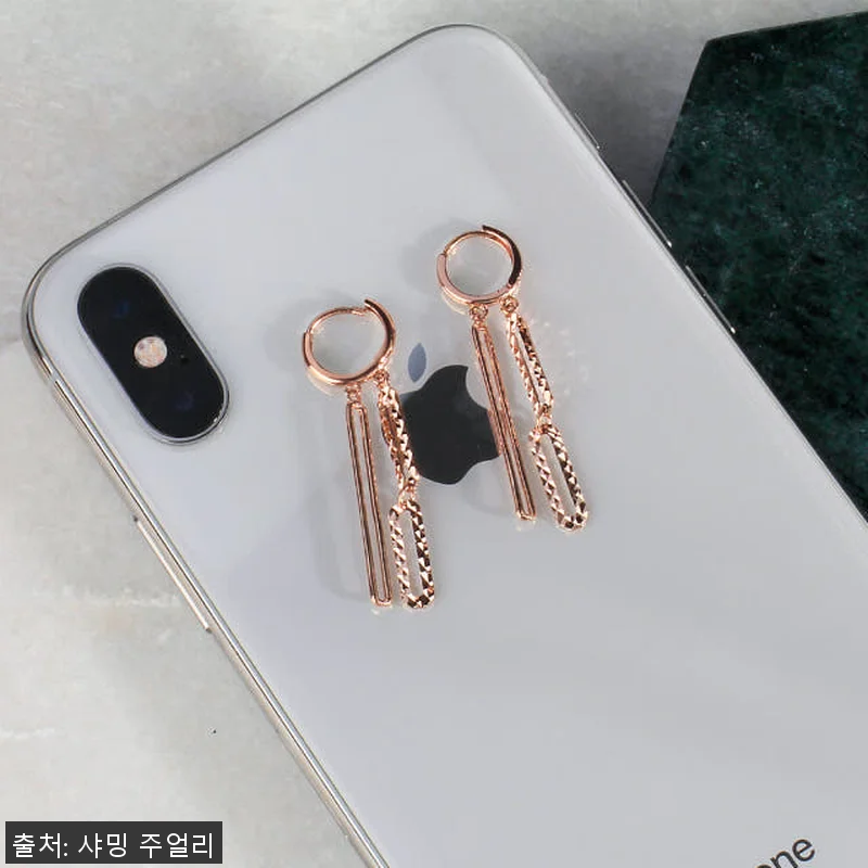 14K 롱 클립 귀걸이 더블 컷팅 원 관련 이미지 9