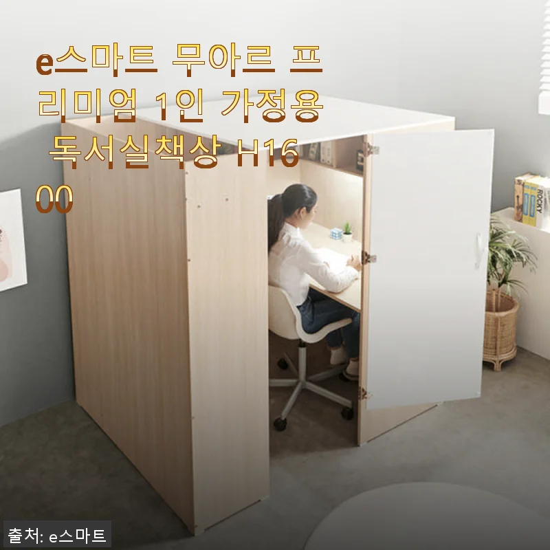 e스마트 무아르 프리미엄 1인 가정용 독서실책상 H1600 사용후기와 제품소개