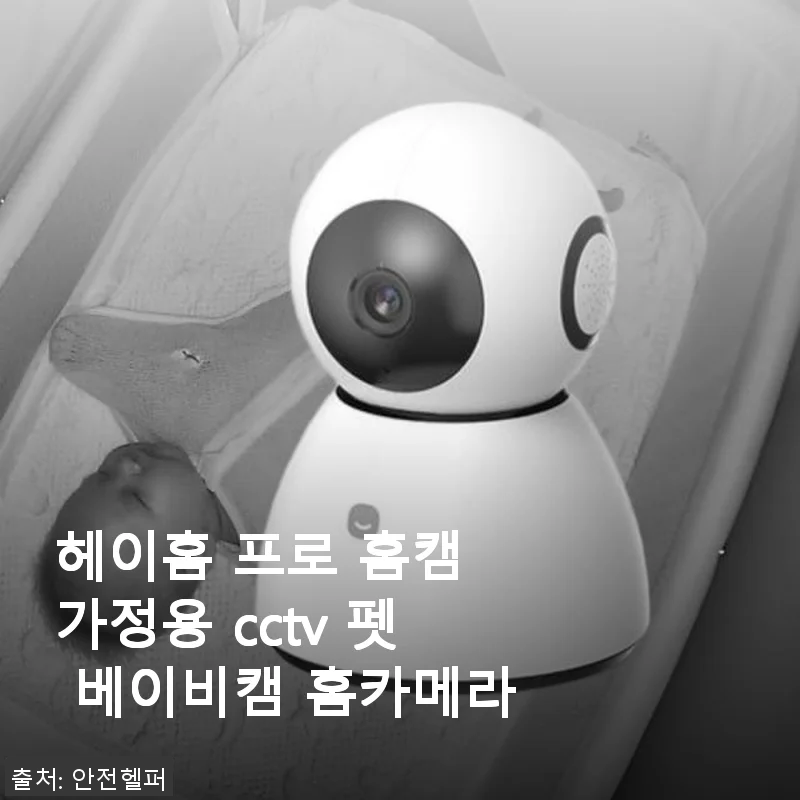 헤이홈 프로 홈캠 가정용 CCTV 사용후기: 집안 안전과 편리함을 한 번에