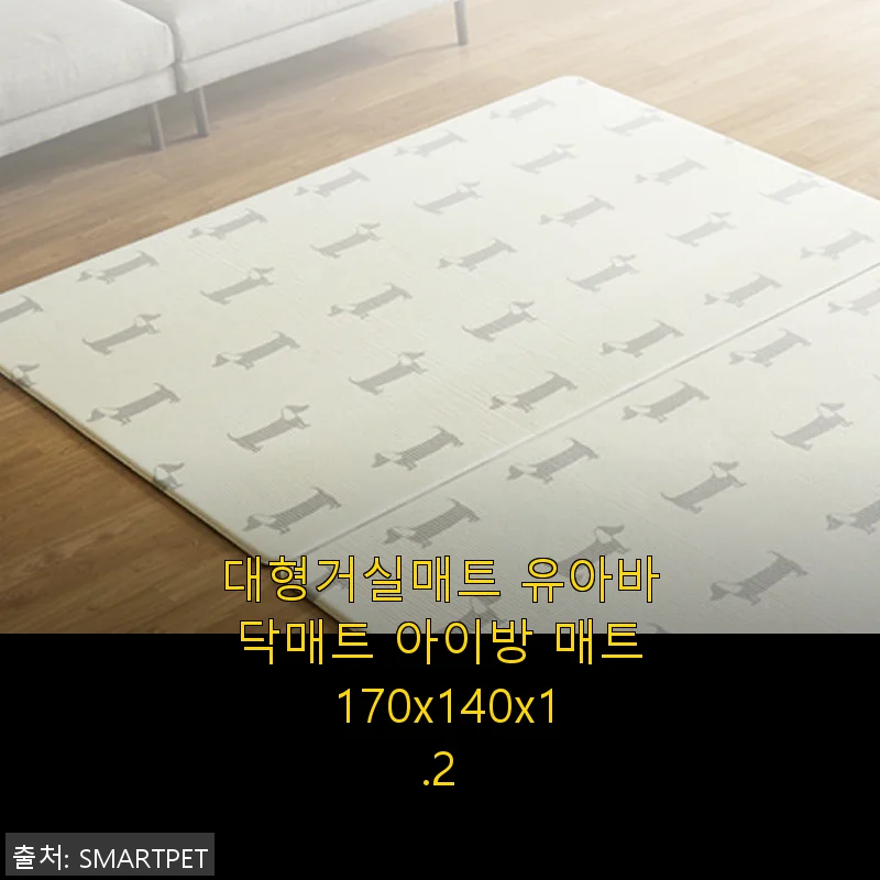 대형거실매트 유아바닥매트 170x140x1.2cm 사용후기 및 제품소개