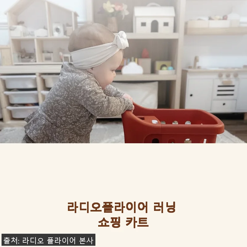 라디오플라이어 러닝 쇼핑 카트 사용후기: 아이 걸음마와 놀이를 동시에 만족시키는 선택