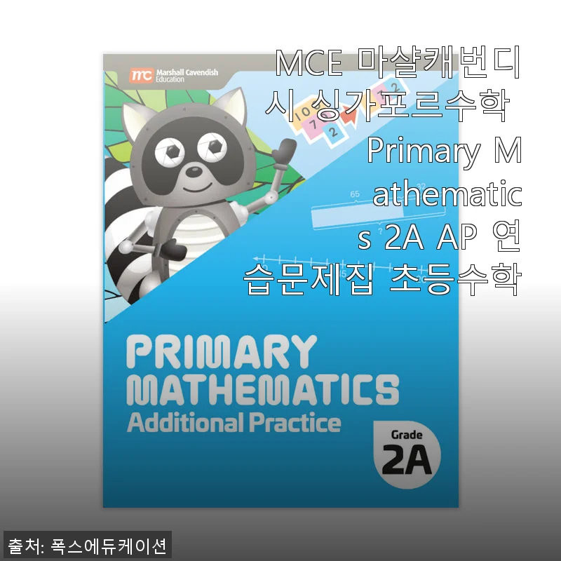 MCE 마샬캐번디시 싱가포르수학 Primary Mathematics 2A AP 연습문제집 사용후기